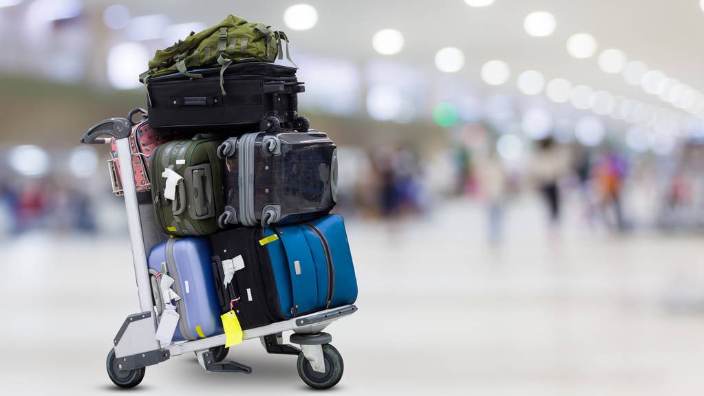 Diverse Luggage Collection: Global Images